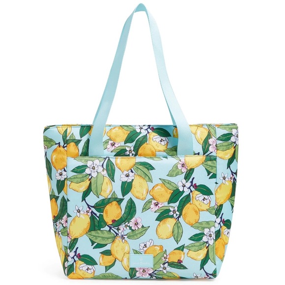 Vera Bradley Lighten Up Large Cooler Bag Lemon Grove - Picture 3 of 9